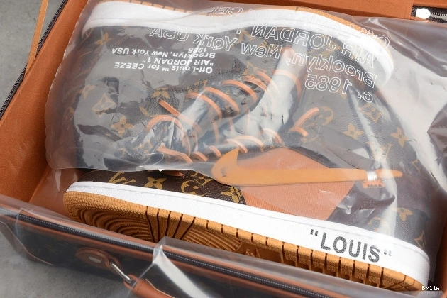 Bmlin 1 Off-Louis Jordan x OW AJ1 AQ0818-158 Air 0816